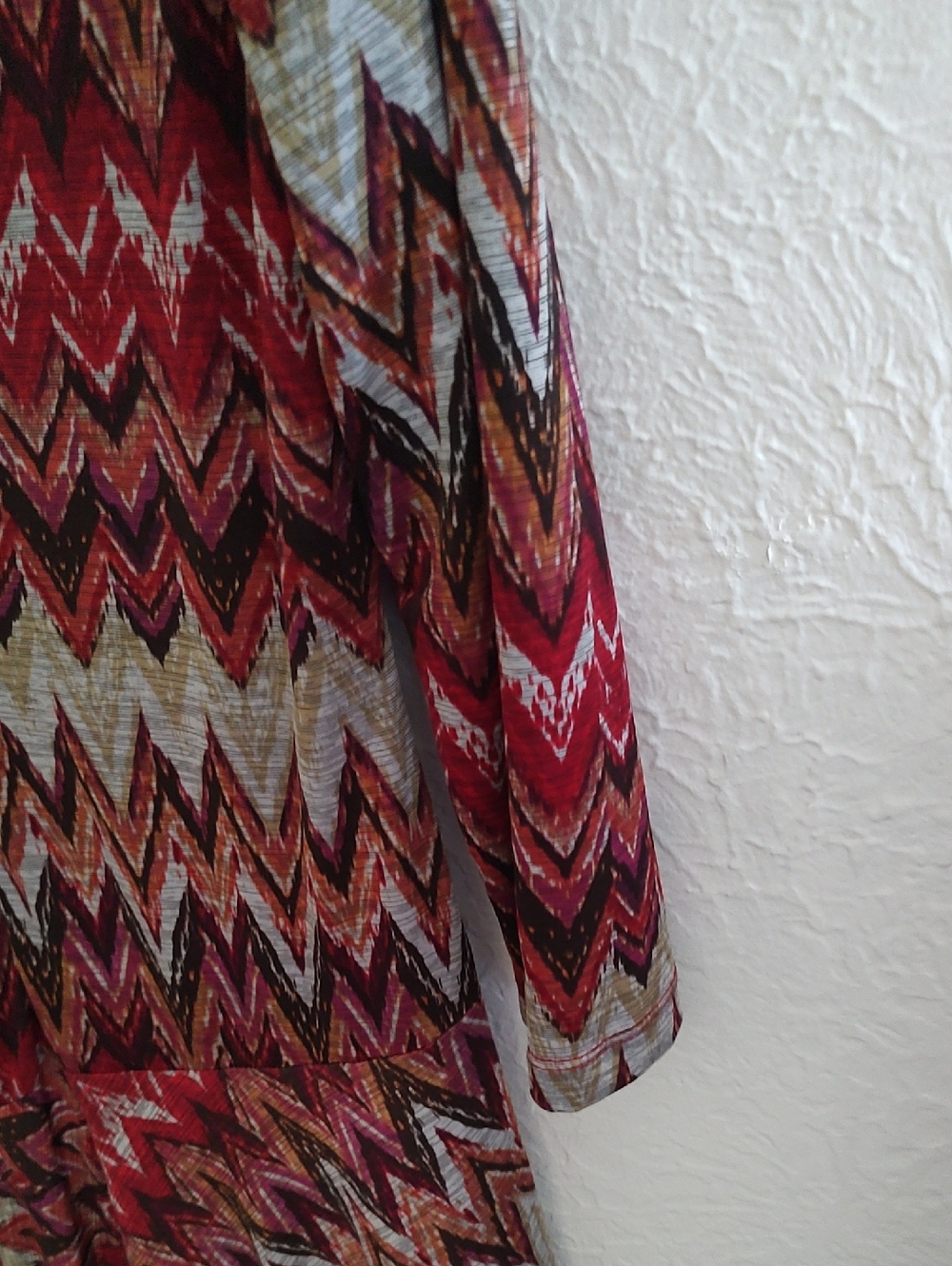 Rabbit Rabbit Rabbit Solid Deep Red, Rust & Black Dress - Picture 6 of 8